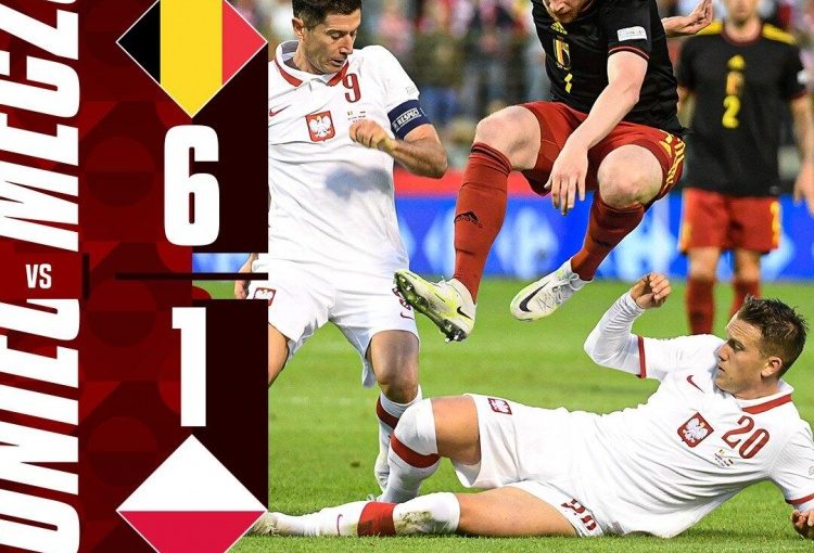 Il Belgio batte la Polonia 6-1, segna Lewandine
